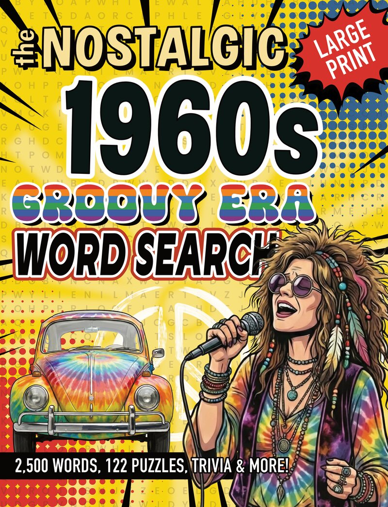 The Nostalgic 1960s Large Print Word Search Thumbnail