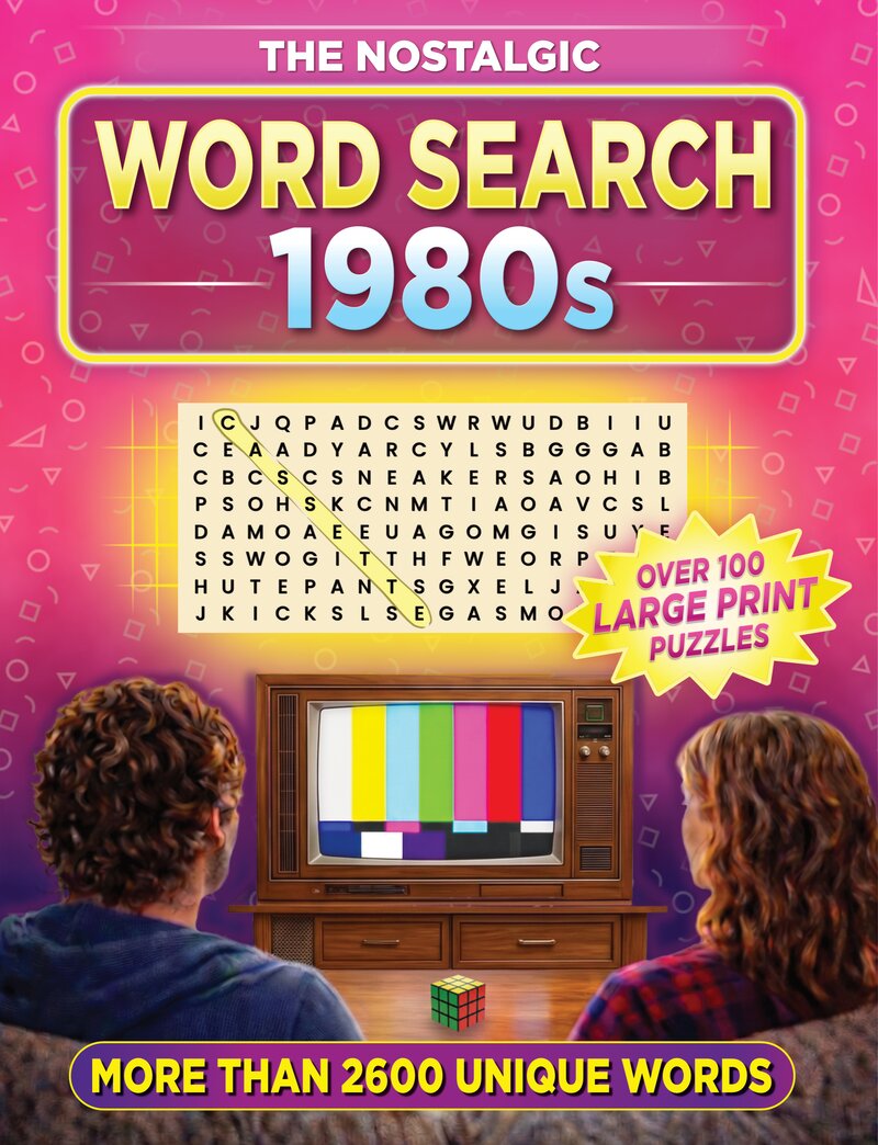 The Nostalgic 1980s Large Print Word Search Thumbnail